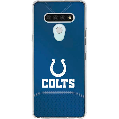NFL Indianapolis Colts Team Jersey LG Stylo 6 Clear Case