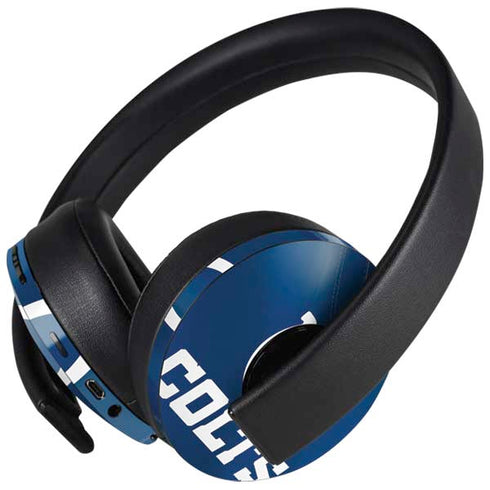 NFL Indianapolis Colts Team Jersey PlayStation 4 Gold Wireless Headset Skin