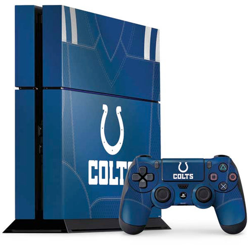 NFL Indianapolis Colts Team Jersey PS4 Console and Controller Bundle Skin