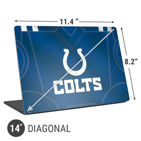 NFL Indianapolis Colts Team Jersey Universal Laptop 14in (11.4 x 8.2in) Skin