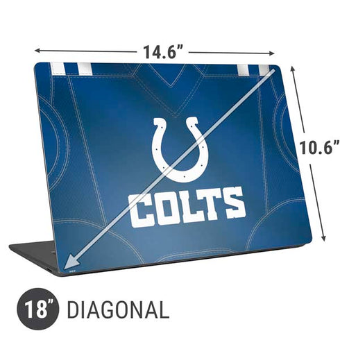 NFL Indianapolis Colts Team Jersey Universal Laptop 18in (14.6 x 10.6in) Skin