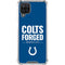 NFL Indianapolis Colts Team Motto Galaxy A12 Clear Case