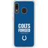 NFL Indianapolis Colts Team Motto Galaxy A20 Clear Case