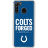 NFL Indianapolis Colts Team Motto Galaxy A21 Clear Case