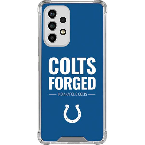 NFL Indianapolis Colts Team Motto Galaxy A33 5G Clear Case