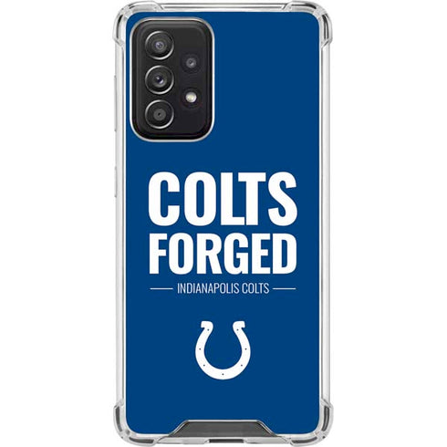 NFL Indianapolis Colts Team Motto Galaxy A52 5G Clear Case