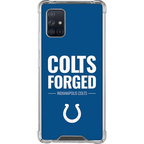NFL Indianapolis Colts Team Motto Galaxy A71 5G Clear Case