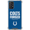 NFL Indianapolis Colts Team Motto Galaxy A72 5G Clear Case