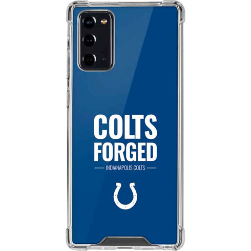 NFL Indianapolis Colts Team Motto Galaxy Note20 5G Clear Case