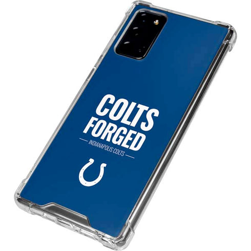 NFL Indianapolis Colts Team Motto Galaxy Note20 5G Clear Case