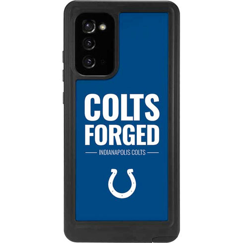 NFL Indianapolis Colts Team Motto Galaxy Note20 5G Waterproof Case