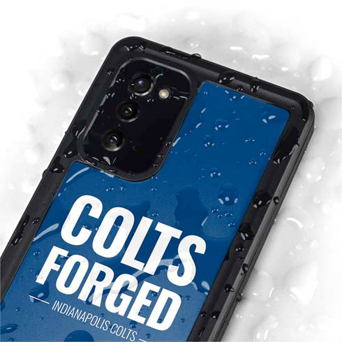 NFL Indianapolis Colts Team Motto Galaxy Note20 5G Waterproof Case