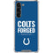 NFL Indianapolis Colts Team Motto Galaxy S23 Plus Clear Case