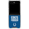 NFL Indianapolis Colts Team Motto Galaxy Z Flip5 5G Clear Case