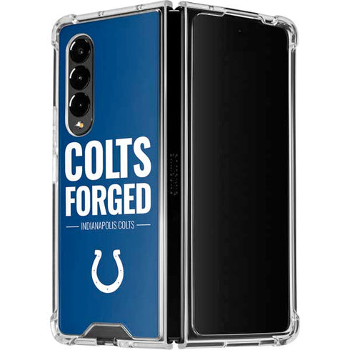 NFL Indianapolis Colts Team Motto Galaxy Z Fold4 5G Clear Case