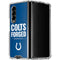 NFL Indianapolis Colts Team Motto Galaxy Z Fold4 5G Clear Case