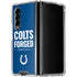 NFL Indianapolis Colts Team Motto Galaxy Z Fold4 5G Clear Case