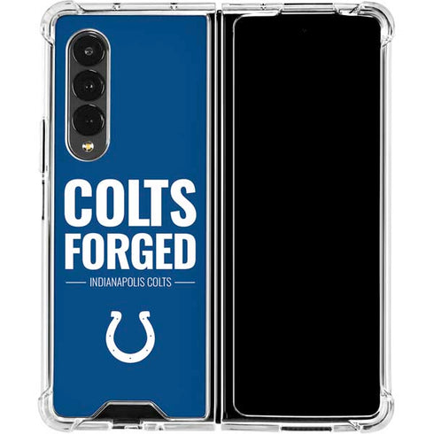 NFL Indianapolis Colts Team Motto Galaxy Z Fold4 5G Clear Case