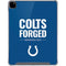 NFL Indianapolis Colts Team Motto iPad Pro 12.9in (2020) Clear Case