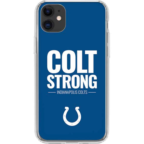 NFL Indianapolis Colts Team Motto iPhone 11 Clear Case