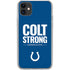 NFL Indianapolis Colts Team Motto iPhone 11 Clear Case