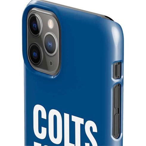 NFL Indianapolis Colts Team Motto iPhone 11 Pro Lite Case