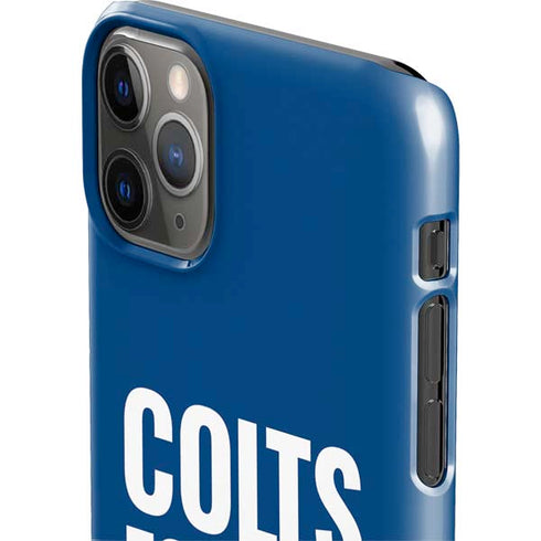 NFL Indianapolis Colts Team Motto iPhone 11 Pro Max Lite Case