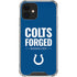 NFL Indianapolis Colts Team Motto iPhone 12 Clear Case