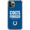 NFL Indianapolis Colts Team Motto iPhone 12 Pro Max Clear Case