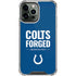 NFL Indianapolis Colts Team Motto iPhone 13 Pro Max Clear Case