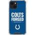 NFL Indianapolis Colts Team Motto iPhone 15 Plus Clear Case