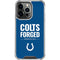 NFL Indianapolis Colts Team Motto iPhone 14 Pro Clear Case