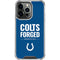 NFL Indianapolis Colts Team Motto iPhone 15 Pro Clear Case