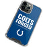 NFL Indianapolis Colts Team Motto iPhone 14 Pro Clear Case