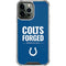 NFL Indianapolis Colts Team Motto iPhone 15 Pro Max Clear Case