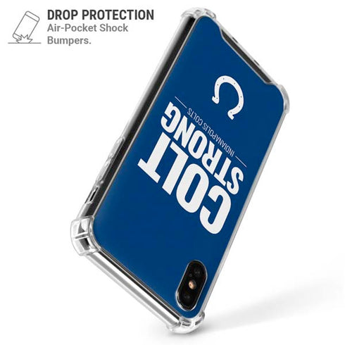 NFL Indianapolis Colts Team Motto iPhone X/XS Clear Case