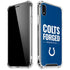 NFL Indianapolis Colts Team Motto iPhone XR Clear Case