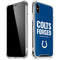NFL Indianapolis Colts Team Motto iPhone XS Max Clear Case