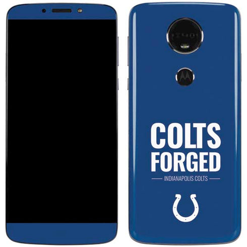 NFL Indianapolis Colts Team Motto Moto E5 Plus Skin