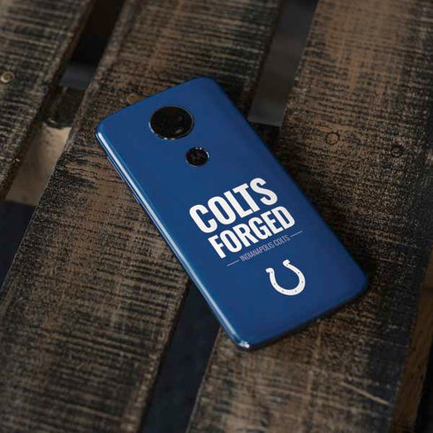 NFL Indianapolis Colts Team Motto Moto E5 Plus Skin
