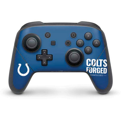 NFL Indianapolis Colts Team Motto Nintendo Switch Pro Controller Skin