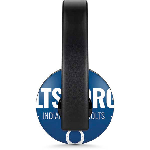 NFL Indianapolis Colts Team Motto PlayStation 4 Gold Wireless Headset Skin