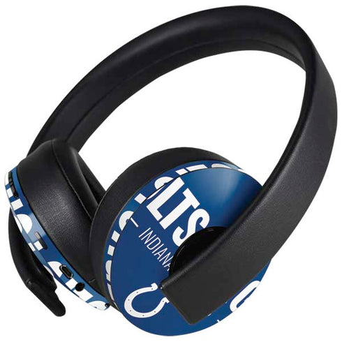 NFL Indianapolis Colts Team Motto PlayStation 4 Gold Wireless Headset Skin