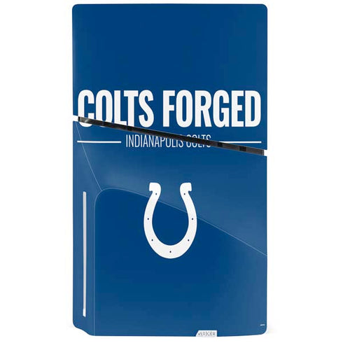 NFL Indianapolis Colts Team Motto PS5 Slim Disk Console Skin