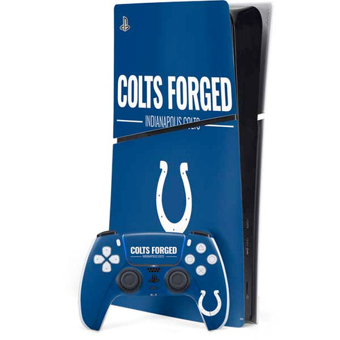 NFL Indianapolis Colts Team Motto PS5 Slim Digital Edition Bundle Skin