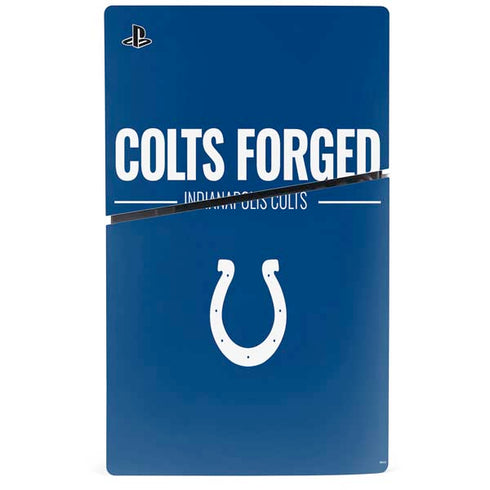 NFL Indianapolis Colts Team Motto PS5 Slim Digital Edition Console Skin
