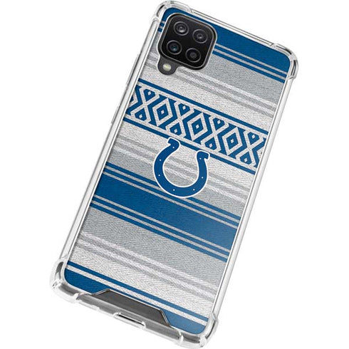 NFL Indianapolis Colts Trailblazer Galaxy A12 Clear Case