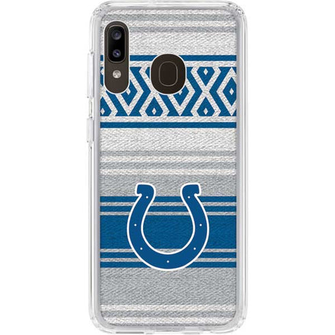 NFL Indianapolis Colts Trailblazer Galaxy A20 Clear Case