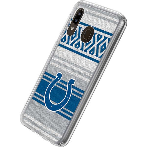 NFL Indianapolis Colts Trailblazer Galaxy A20 Clear Case