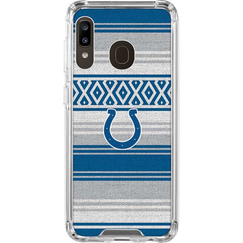 NFL Indianapolis Colts Trailblazer Galaxy A30 Clear Case